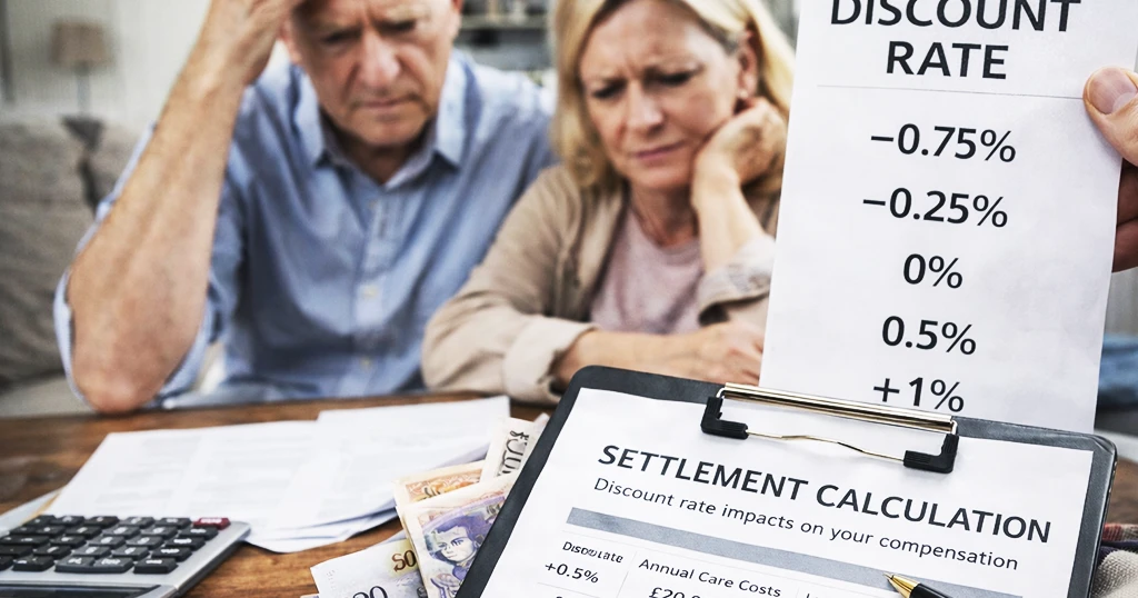 Stopa dyskonta w UK, dokumenty i wyliczenie odszkodowania za przyszłe straty